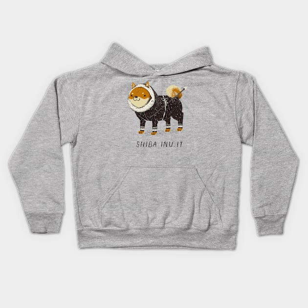 shibainuit Kids Hoodie by Louisros